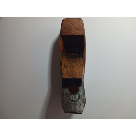Moulson Brothers Antique Wood Plane Blade 1800s Greenfield Tool Co Coffin - Picture 8 of 13